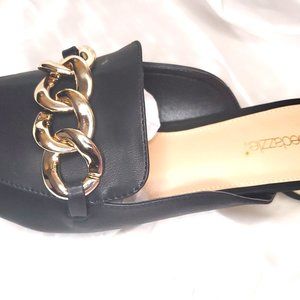 Chained Pointed Toe Sandals